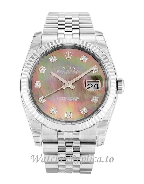 rolex black mother of pearl datejust|Rolex Datejust 36mm 116234.